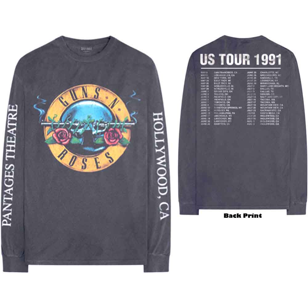 Guns N' Roses Hollywood Tour [T-Shirt] Grey