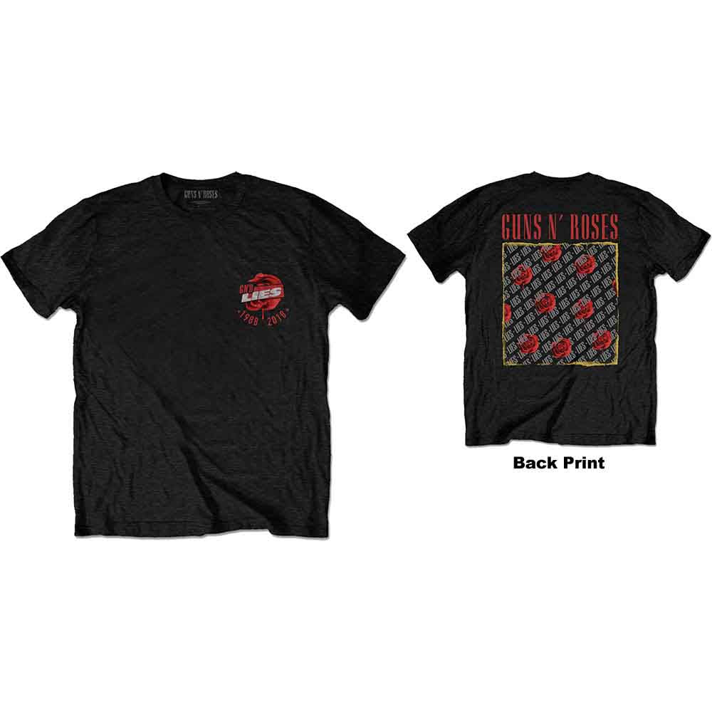 Guns N' Roses Lies Repeat/30 Years [T-Shirt] - Rock Band Apparel