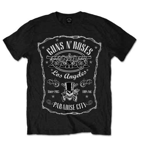 Guns N' Roses Paradise City Label [T-Shirt] - Rock Band Apparel