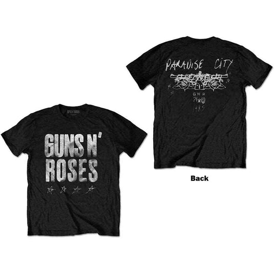 Guns N' Roses Paradise City Stars [T-Shirt] - Rock Band Apparel