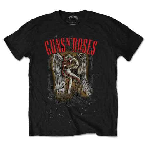 Guns N' Roses Sketched Cherub [T-Shirt] Black
