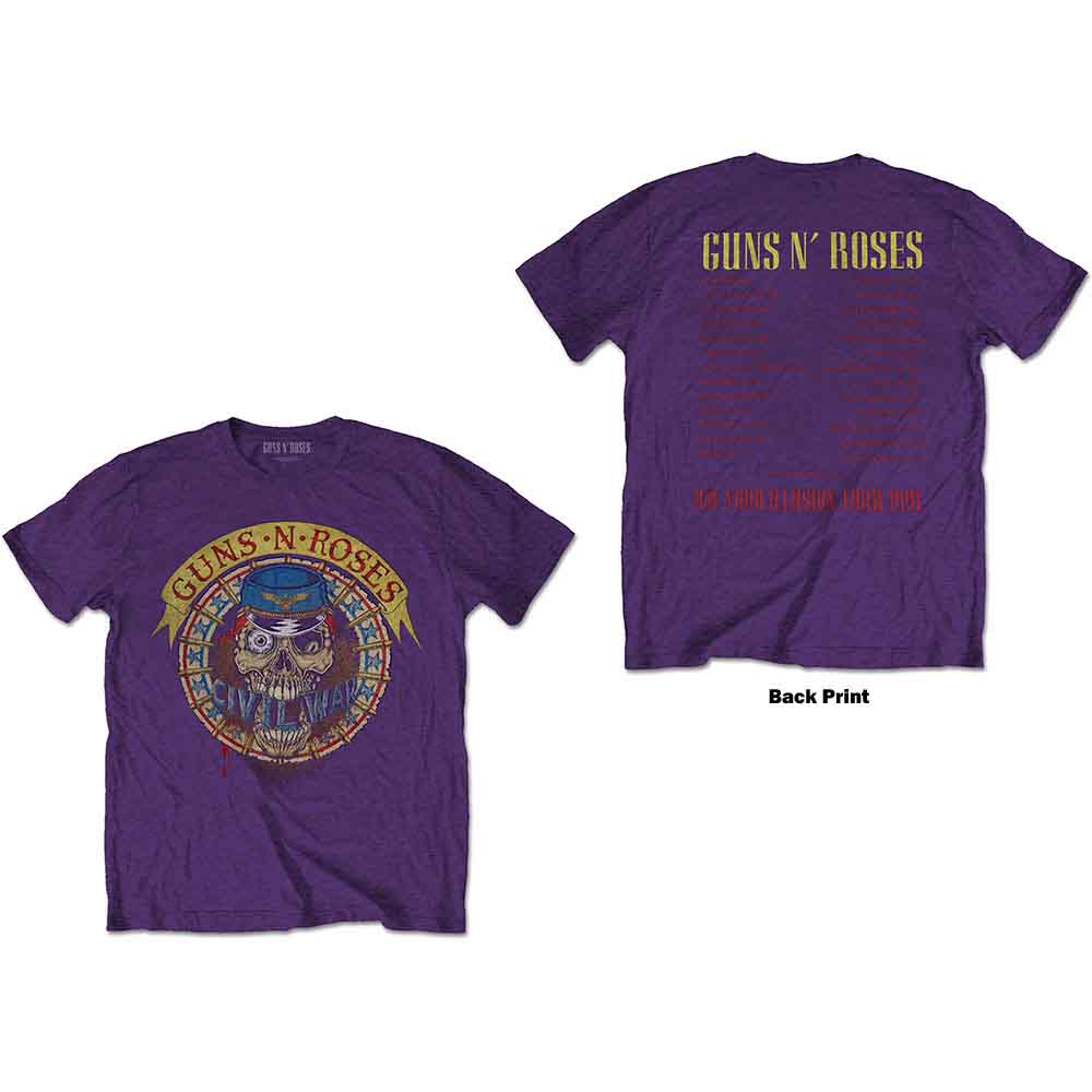 Guns N' Roses Skull Circle [T-Shirt] - Rock Band Apparel