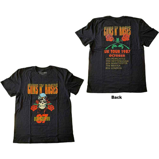 Guns N' Roses UK Tour '87 [T-Shirt] - Rock Band Apparel