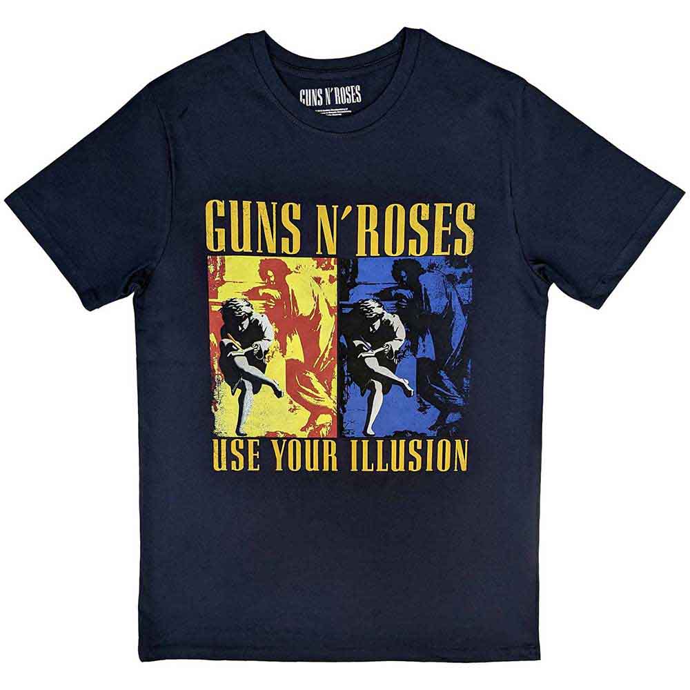 Guns N' Roses Use Your Illusion Navy [T-Shirt] - Rock Band Apparel