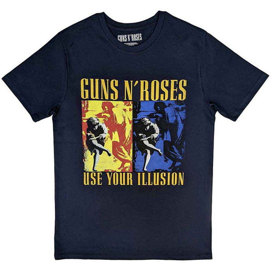 Guns N' Roses Use Your Illusion Navy [T-Shirt] - Rock Band Apparel