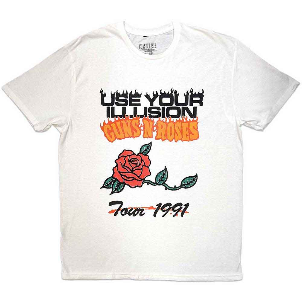 Guns N' Roses Use Your Illusion Tour 1991 [T-Shirt] - Rock Band Apparel