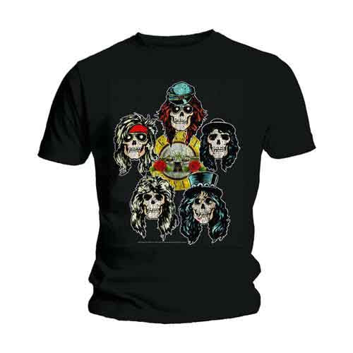 Guns N' Roses Vintage Heads [T-Shirt] - Rock Band Apparel