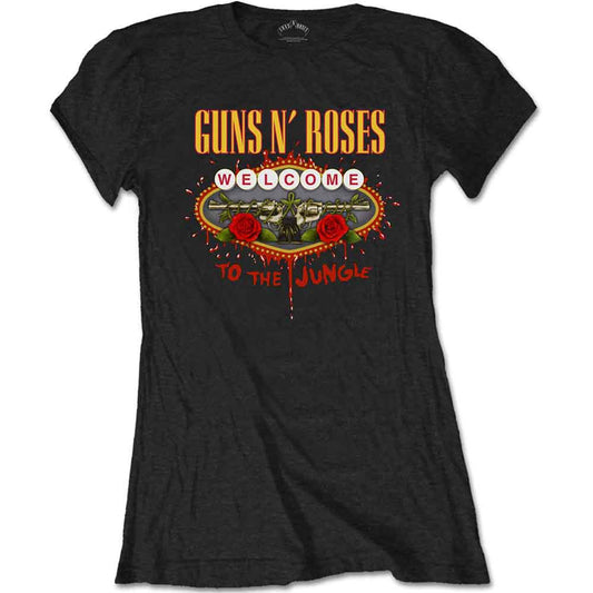 Guns N' Roses Welcome to the Jungle [T-Shirt] - Rock Band Apparel