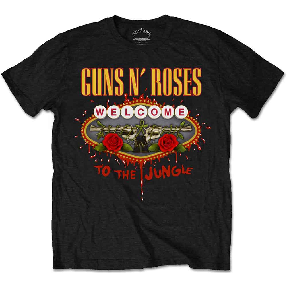 Guns N' Roses Welcome to the Jungle [T-Shirt] - Rock Band Apparel