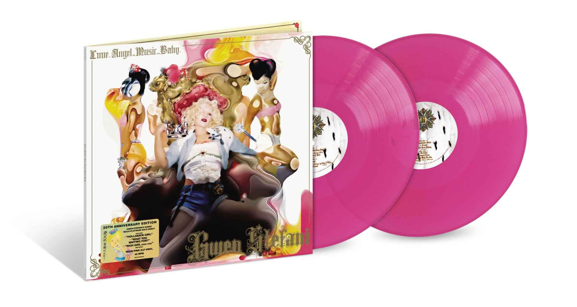 Love, Angel, Music, Baby: 20th Anniversary (Limited Edition, Neon Pink Colored Vinyl) (2 Lp) [Vinyl]