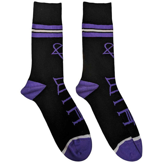 Him Heartagram & Logo [Socks] - Rock Band Apparel