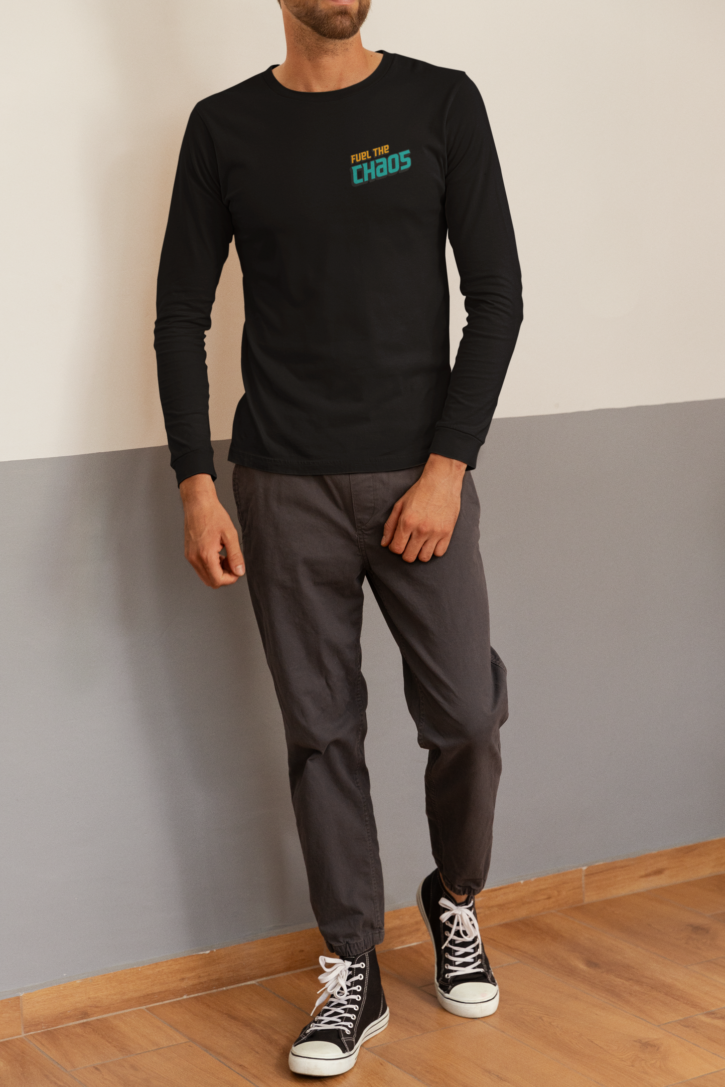 Fuel the Chaos – Long Sleeve Tee (Black)