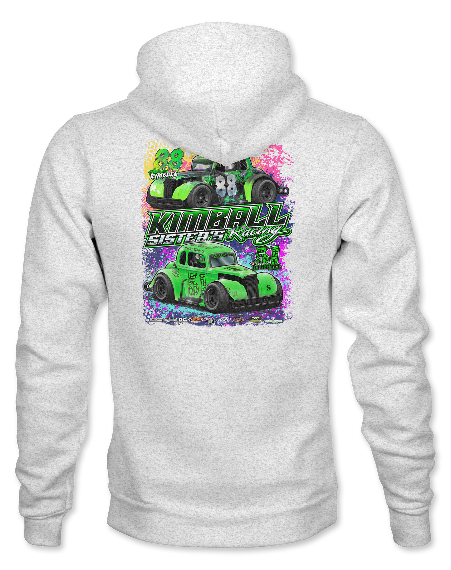 Kimball Sisters Racing Hoodies