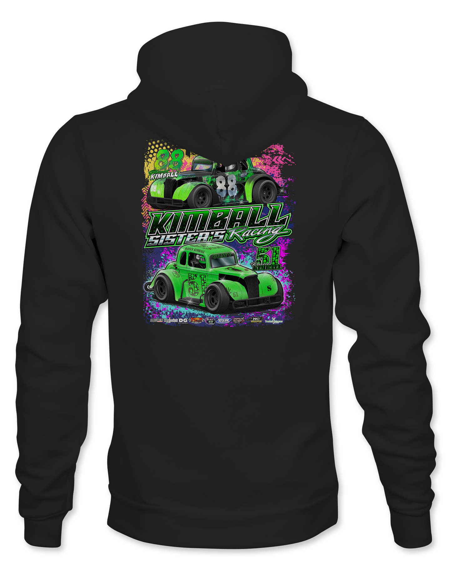 Kimball Sisters Racing Hoodies