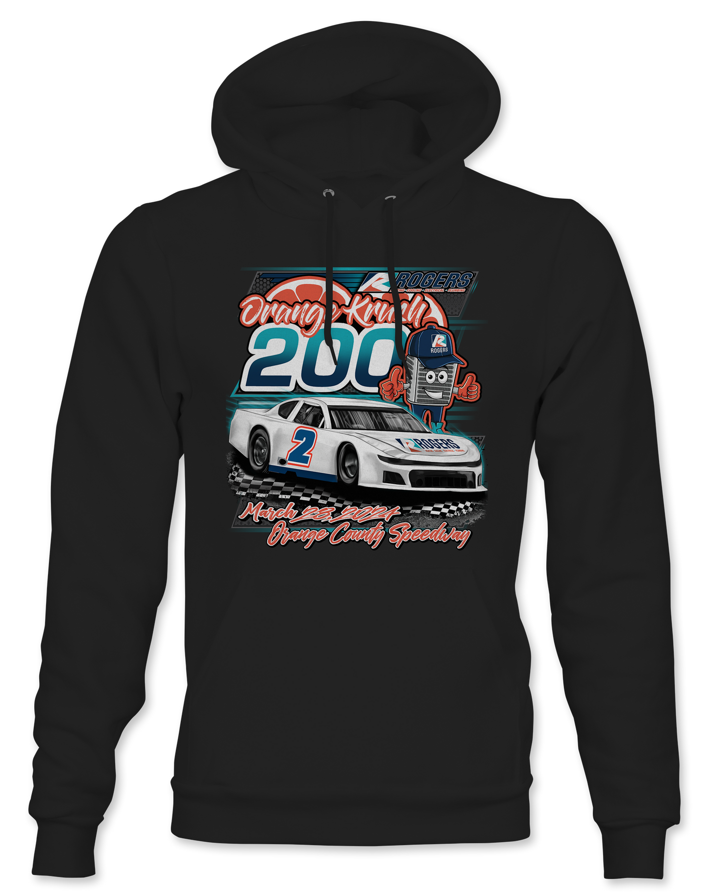 Orange Krush 200 Hoodies