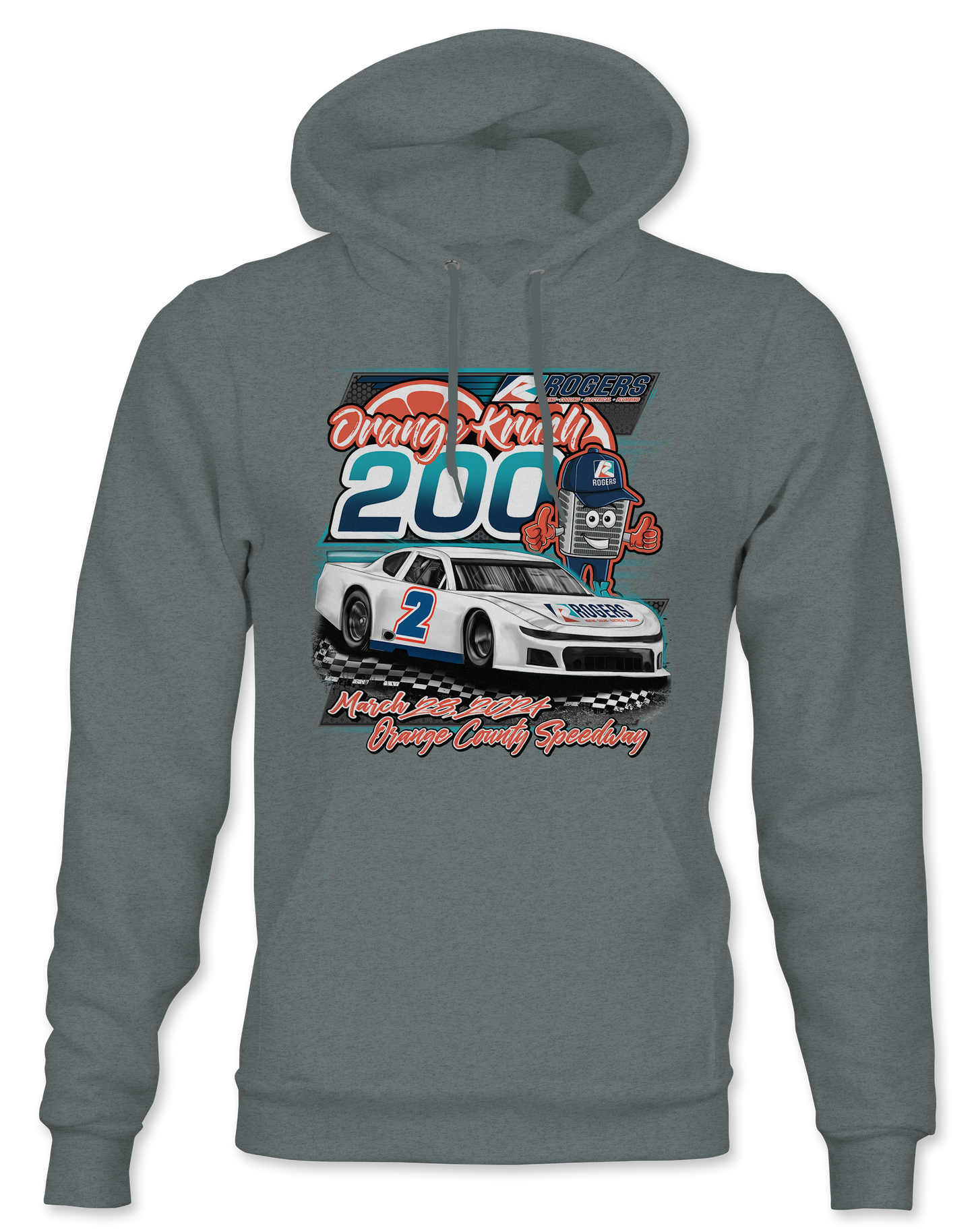 Orange Krush 200 Hoodies