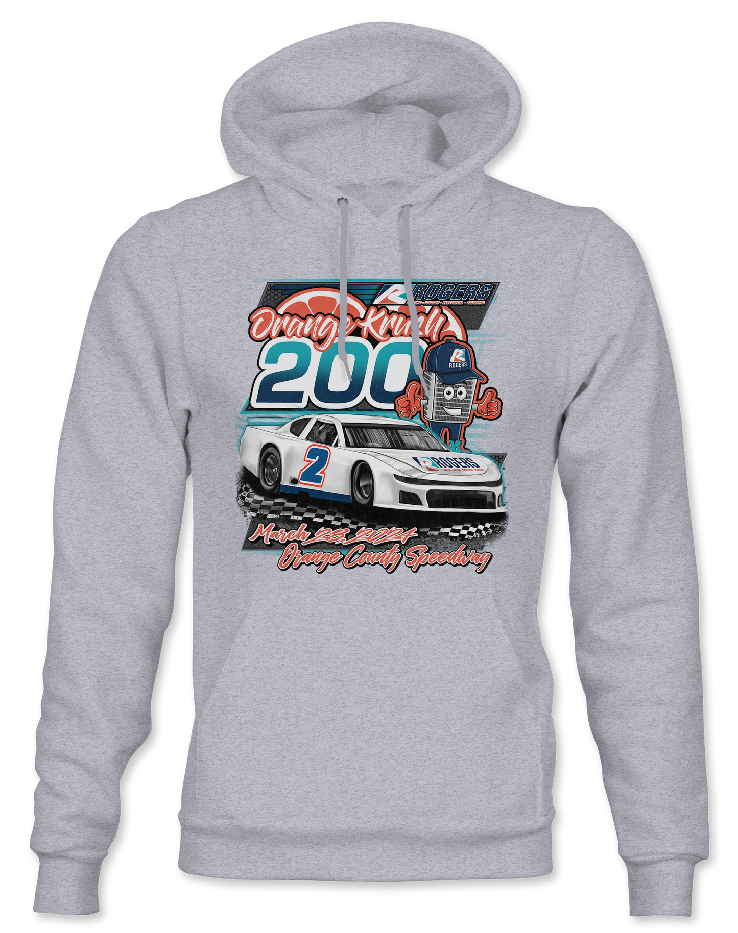 Orange Krush 200 Hoodies