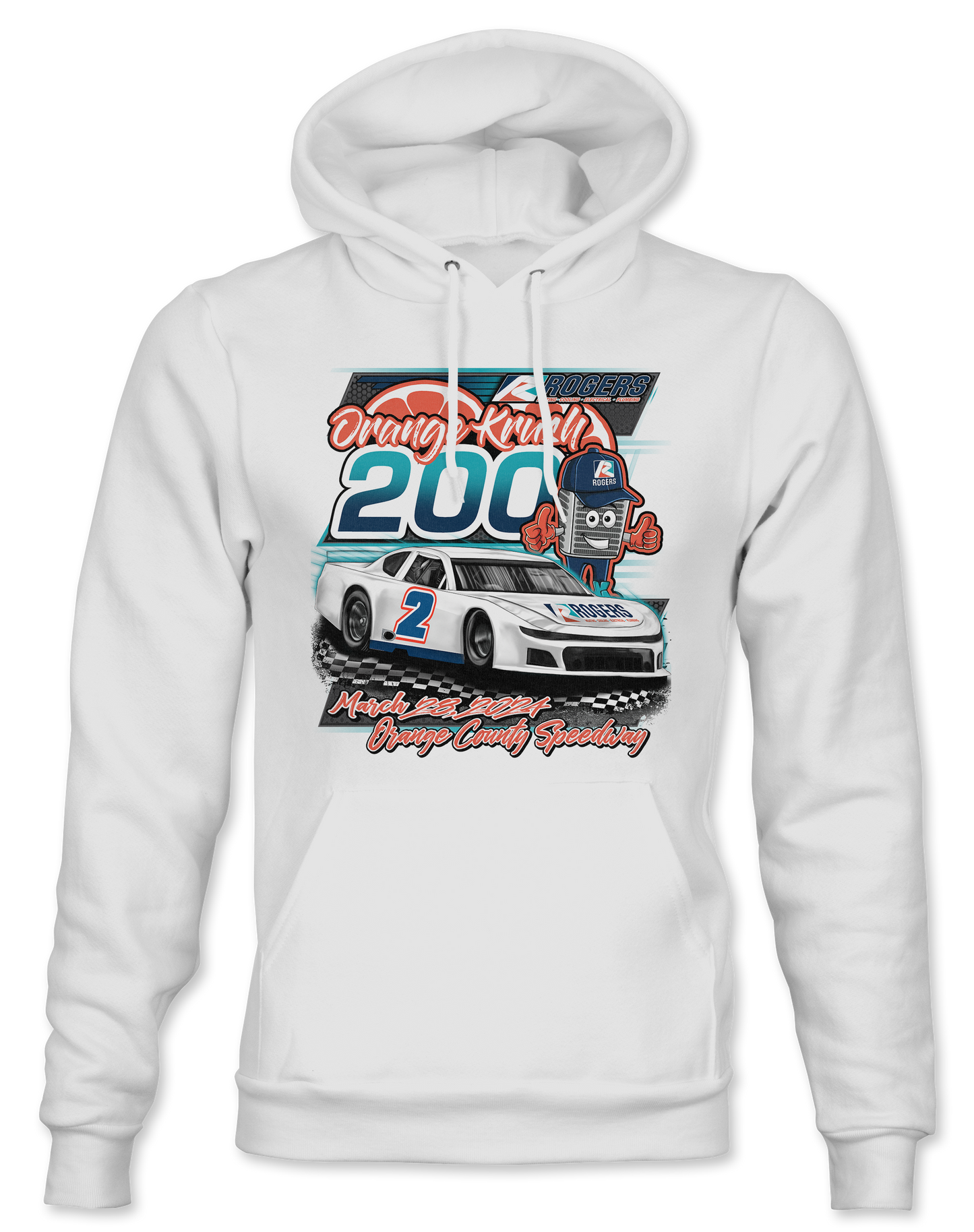 Orange Krush 200 Hoodies