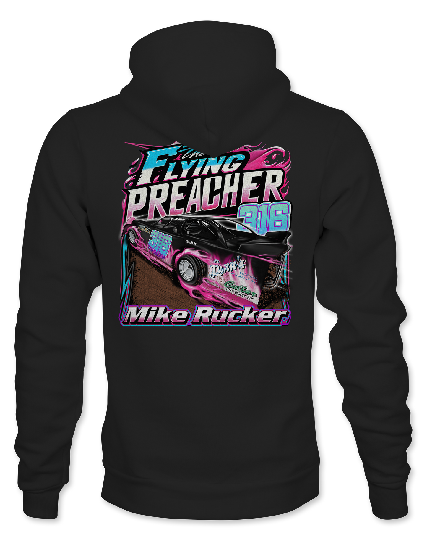 The Flying Preacher Hoodies