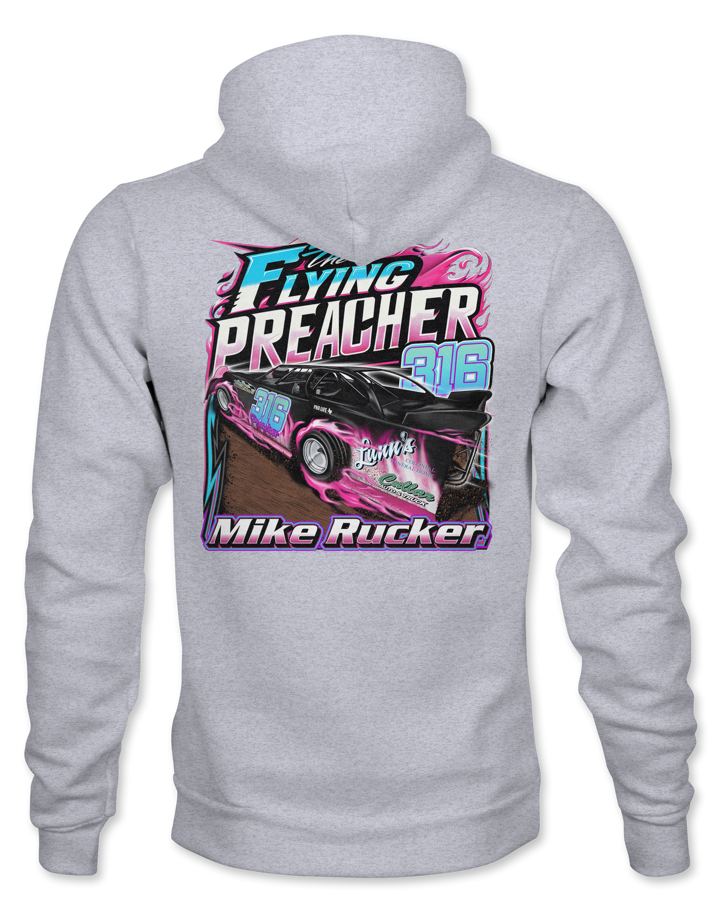 The Flying Preacher Hoodies