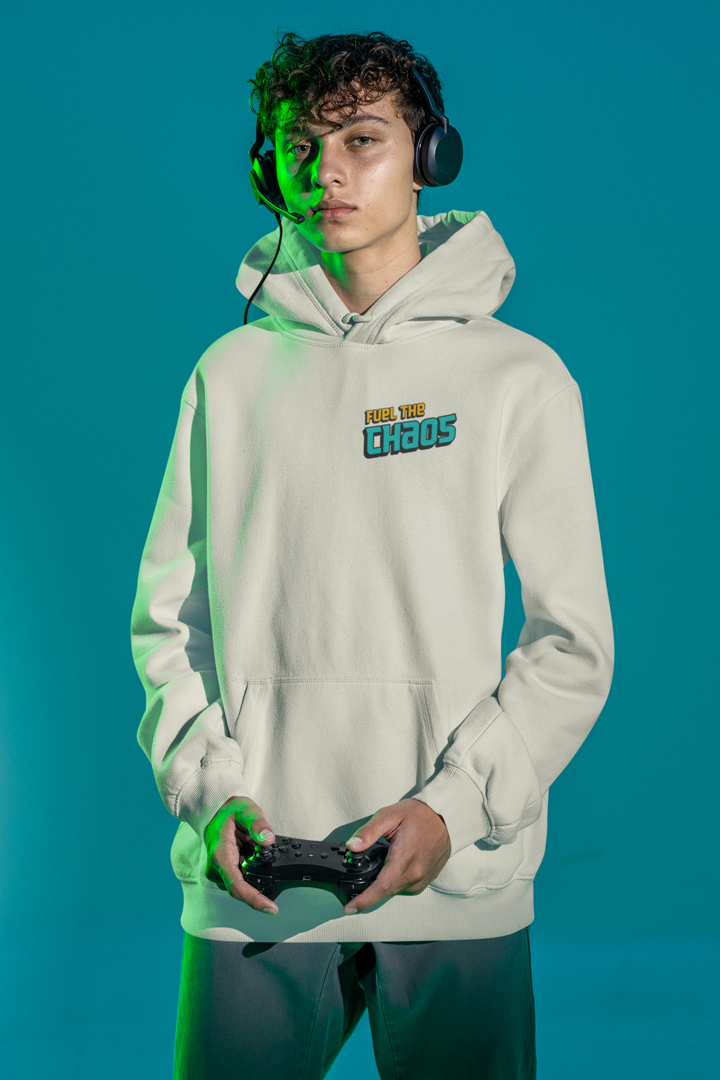 Fuel the Chaos – Limited Hoodie (Sand)