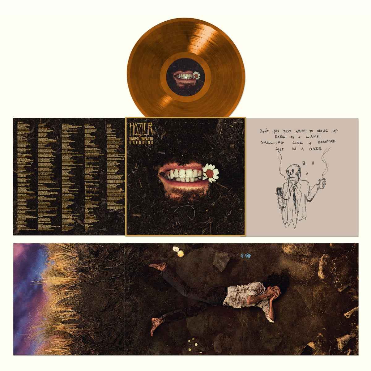 HOZIER - Unreal Unearth Unending (140 Gram Raw Ochre Colored Vinyl) [Vinyl]
