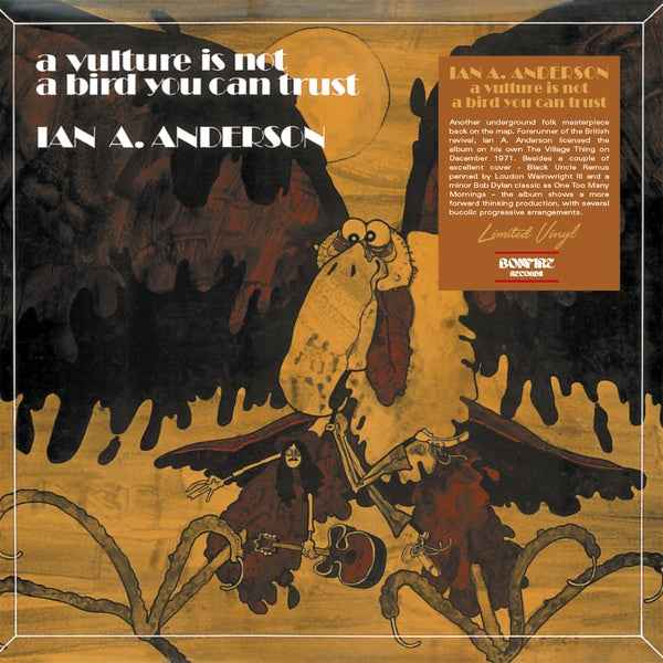 IAN A. ANDERSON - A Vulture Is Not A Bird You Can Trust [Vinyl]