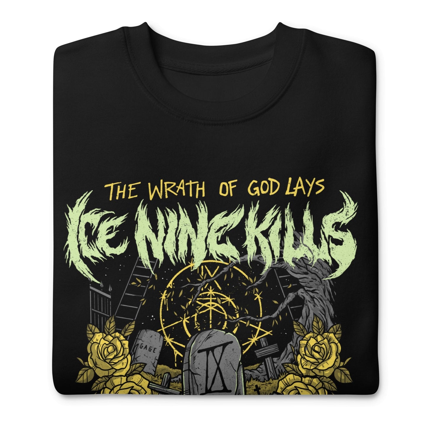 Ice Nine Kills - Yellow Wrath Jumbo Print Sweatshirt