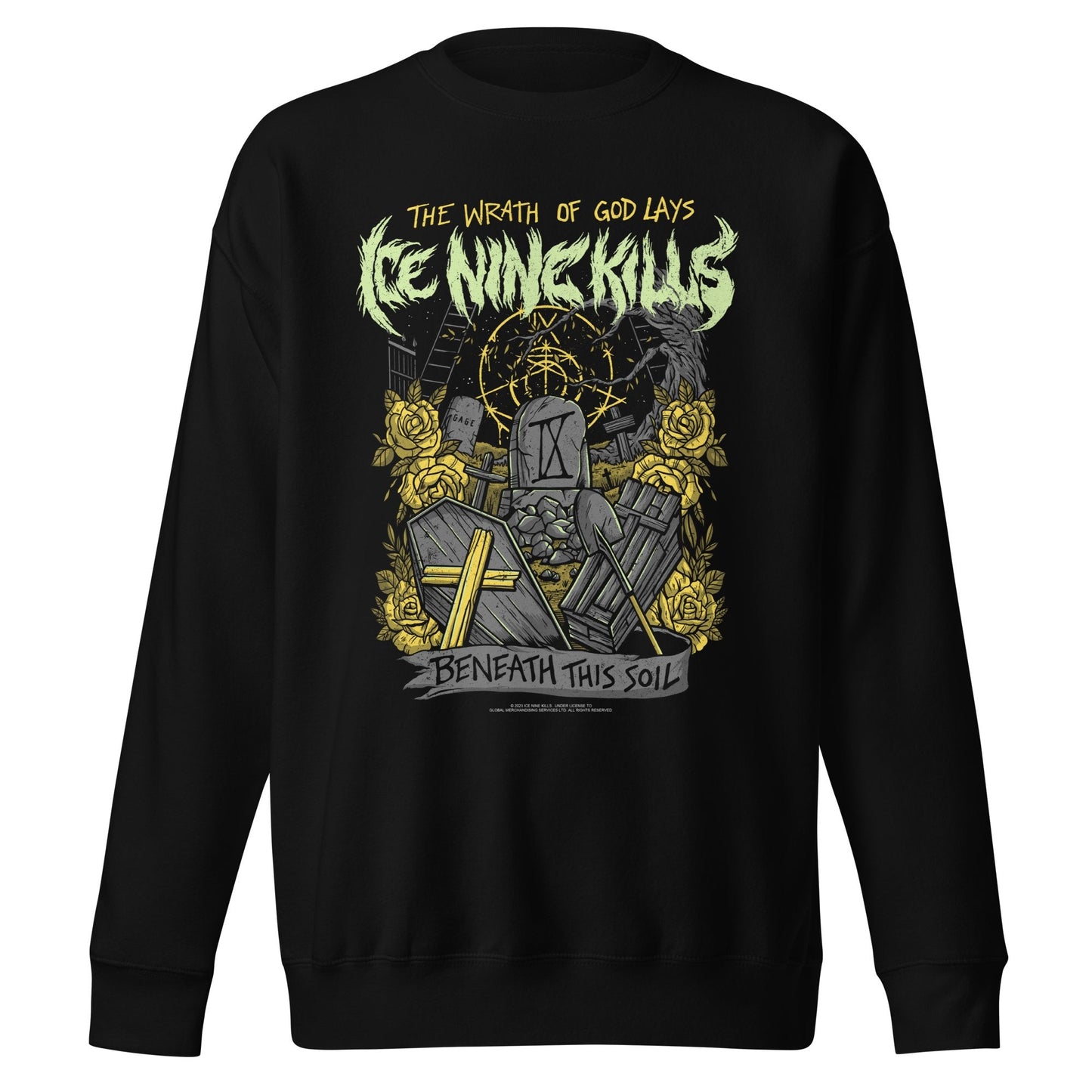 Ice Nine Kills - Yellow Wrath Jumbo Print Sweatshirt