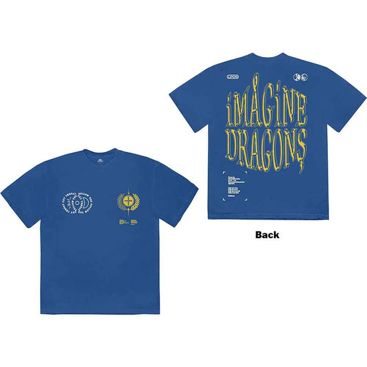 Imagine Dragons Lyrics [T-Shirt] Blue
