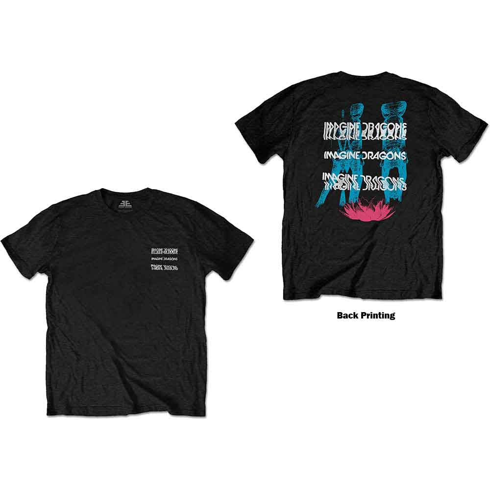 Imagine Dragons Man Glitch [T-Shirt] - Rock Band Apparel