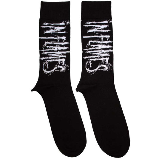 In Flames Logo [Socks] Black