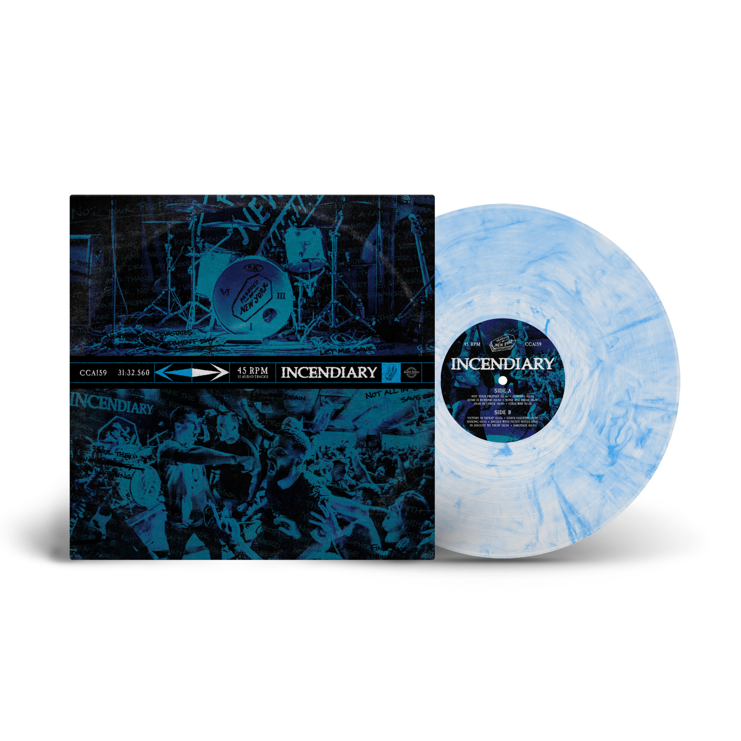 Incendiary - Product Of New York (Indie Exclusive) [Clear W/ Cyan Marble] [Vinyl]