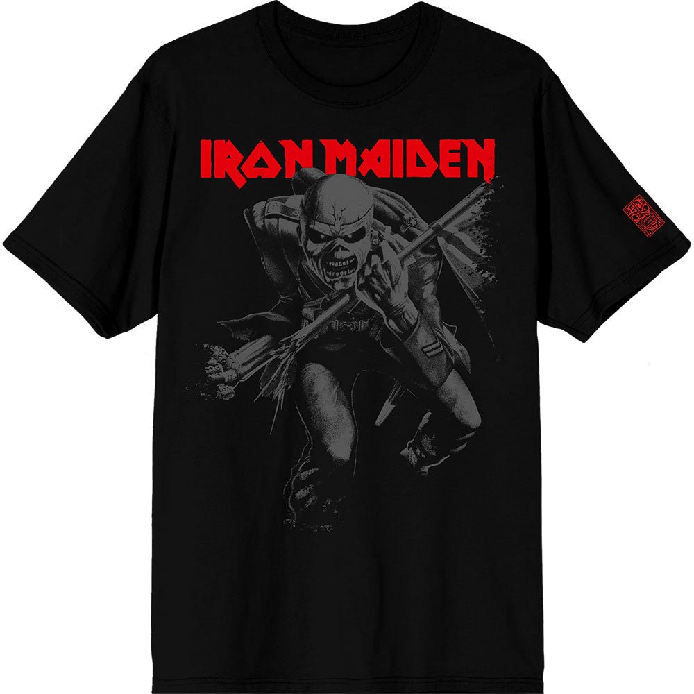 Iron Maiden 50 Trooper Crop Grey [] Black
