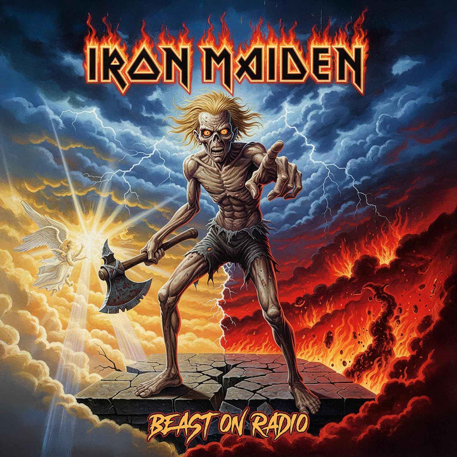 Iron Maiden - Beast On Radio (Limited Edition, Translucent Yellow Colored Vinyl) [Import] [Vinyl]