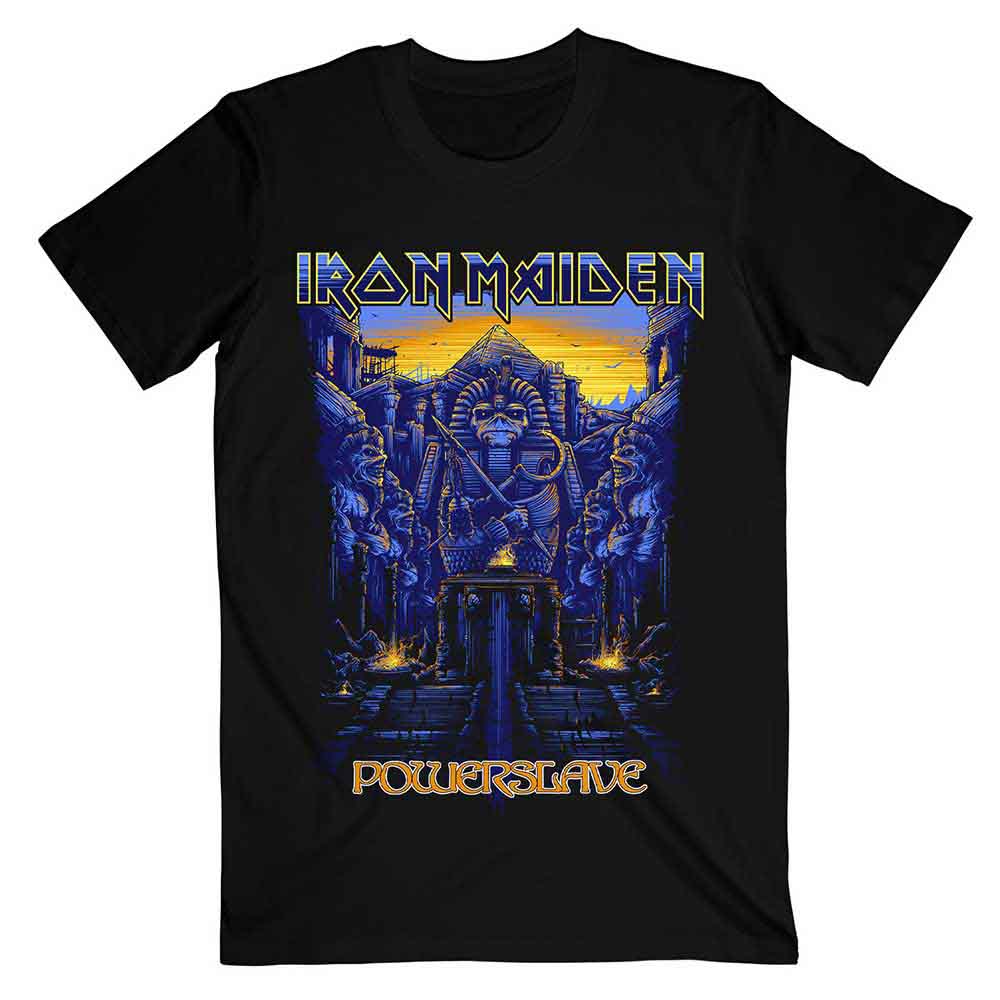 Iron Maiden Dark Ink Powerslaves [T-Shirt] Black