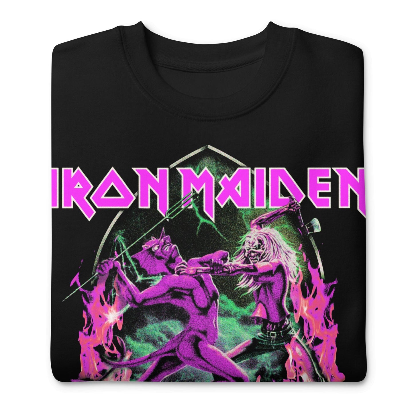 Iron Maiden - Devil's Fight Jumbo Print Sweatshirt