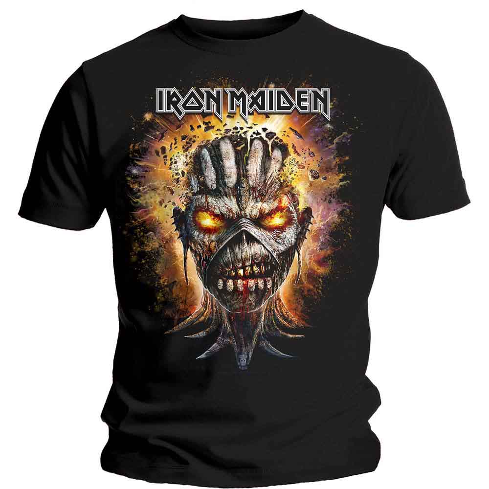 Iron Maiden Eddie Exploding Head [T-Shirt] Black