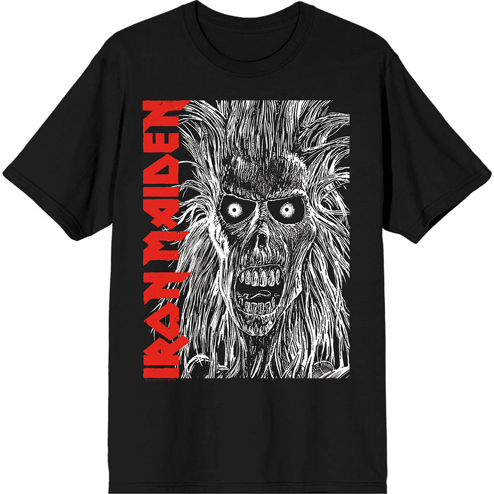Iron Maiden Eponymous Face Red Logo [] Black