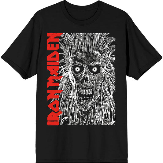 Iron Maiden Eponymous Face Red Logo [] Black