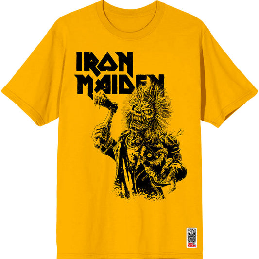 Iron Maiden Est. 1975 Eddie Axe Graphic [] Yellow