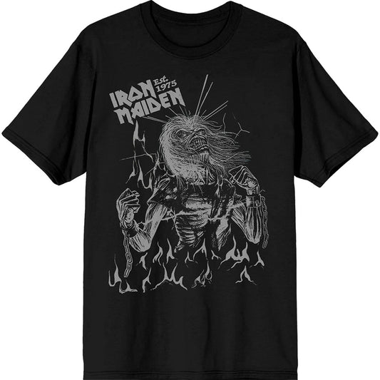 Iron Maiden Est. 1975 Life After Death Flames [] Black
