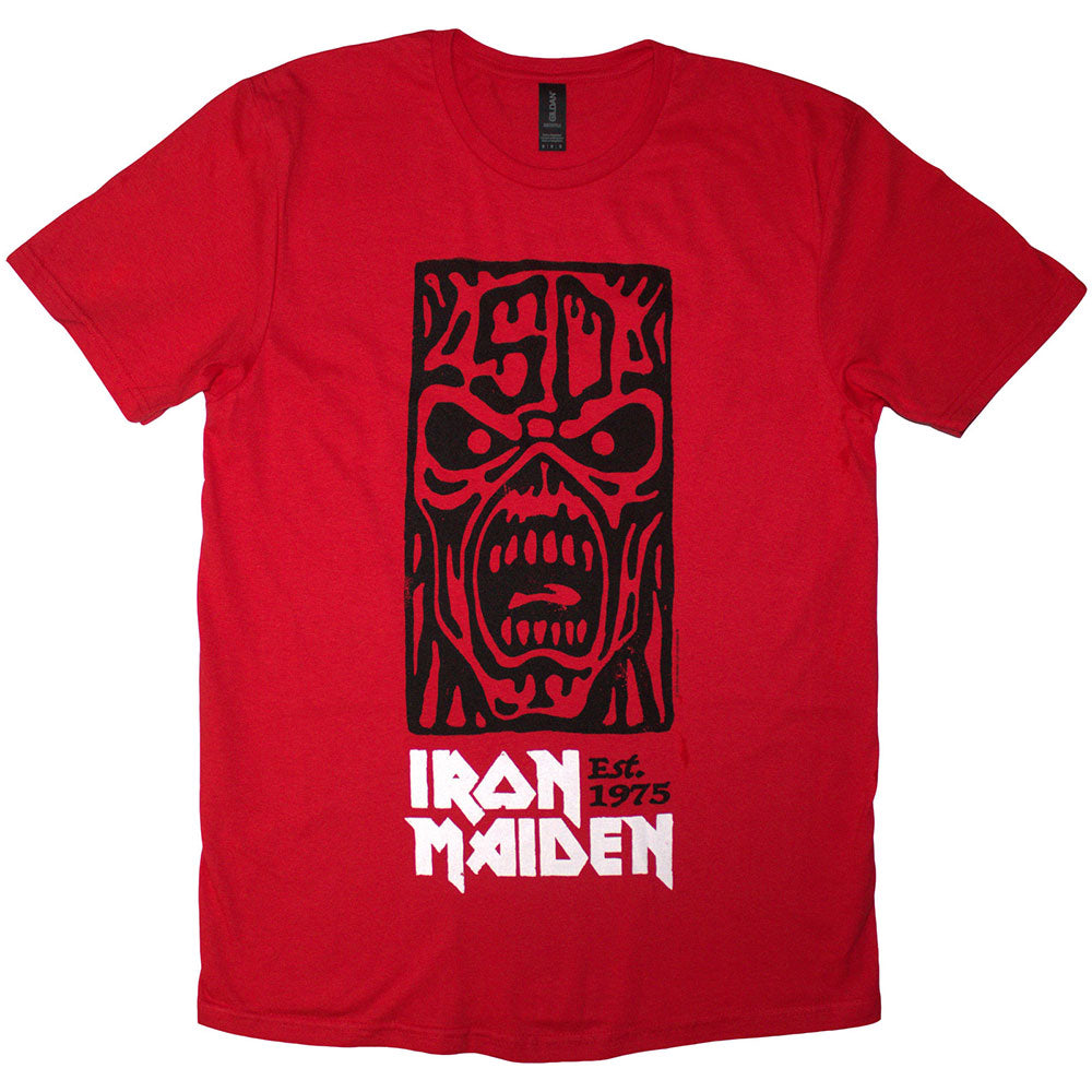 Iron Maiden Est. 1975 Stamp Logo Black [] Red