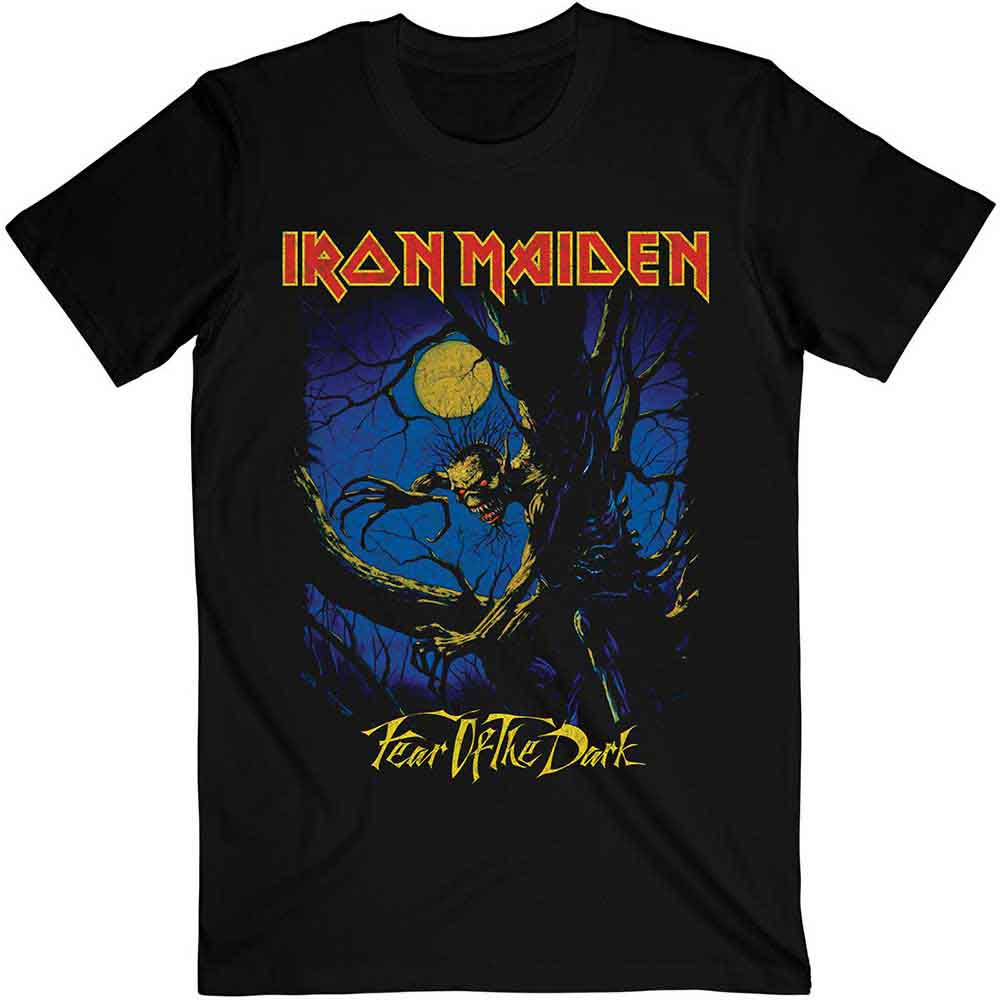 Iron Maiden Fear of the Dark Moonlight [T-Shirt] Black