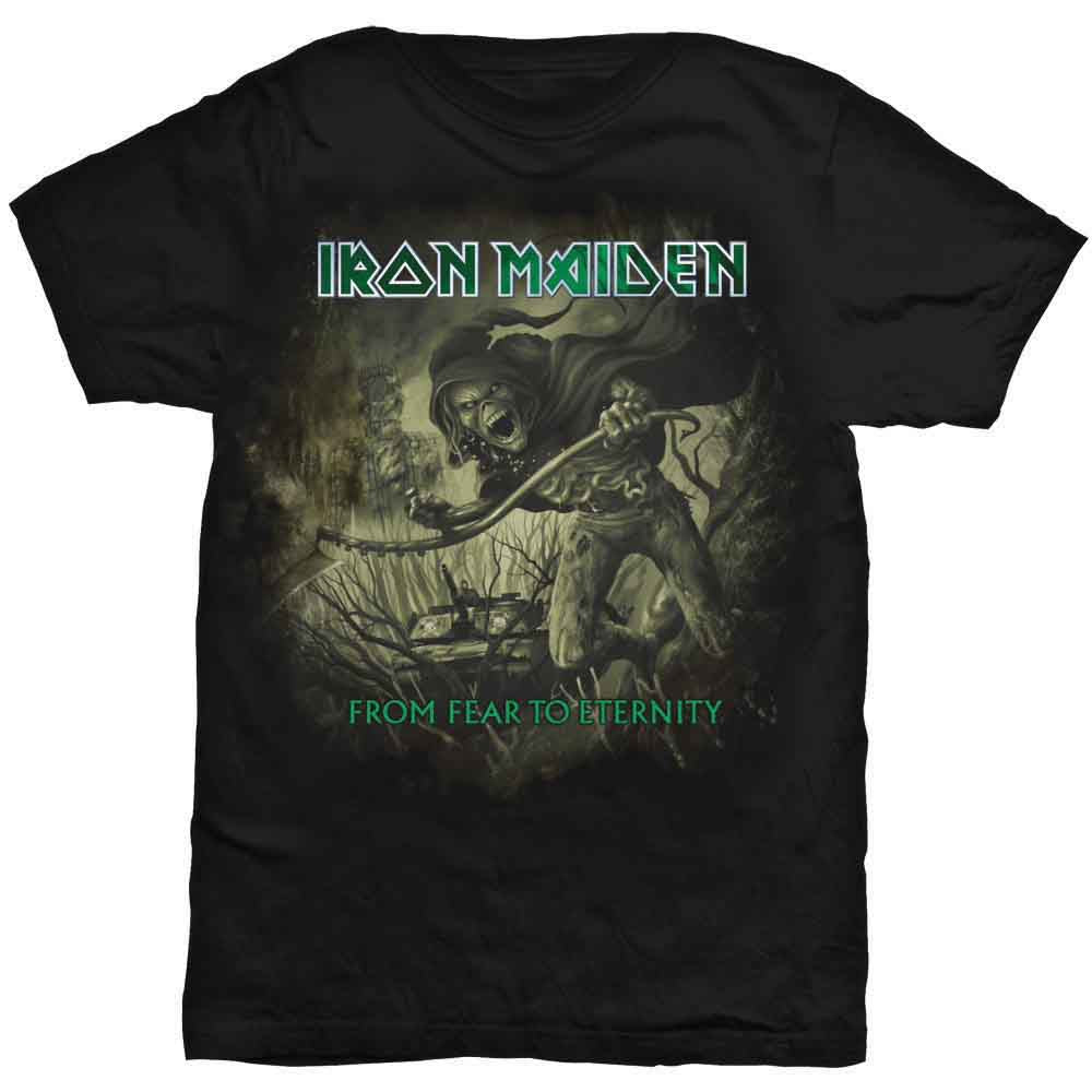 Iron Maiden From Fear To Eternity Distressed [T-Shirt] - Rock Band Apparel