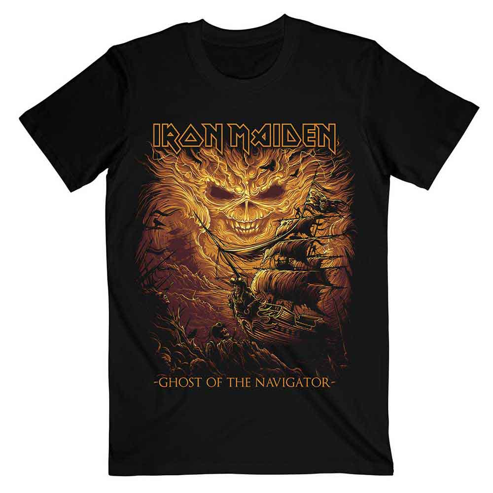 Iron Maiden Ghost of the Navigator [T-Shirt] Black