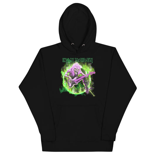 Iron Maiden - Green Guitar Classic Hoodie