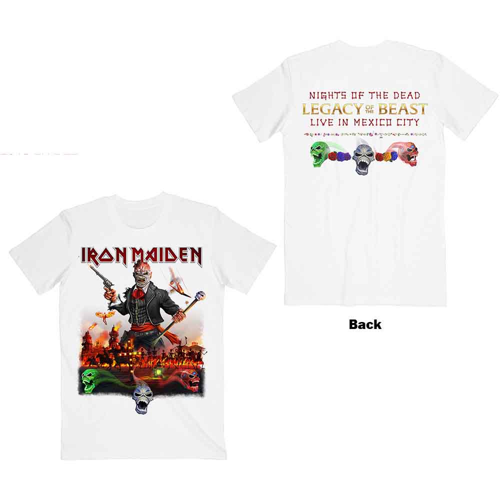 Iron Maiden Legacy of the Beast Live In Mexico City [T-Shirt] - Rock Band Apparel