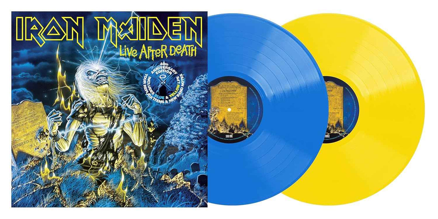 Live After Death: 40th Anniversary Edition (Limited Collector's Edition, Blue & Yellow Colored Vinyl) (2 Lp's) [Vinyl]