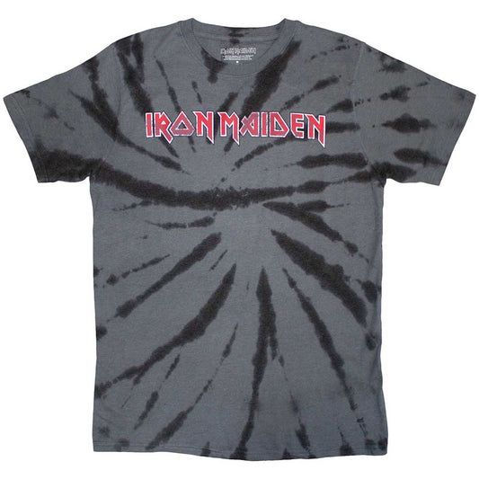 Iron Maiden Logo [T-Shirt] Grey